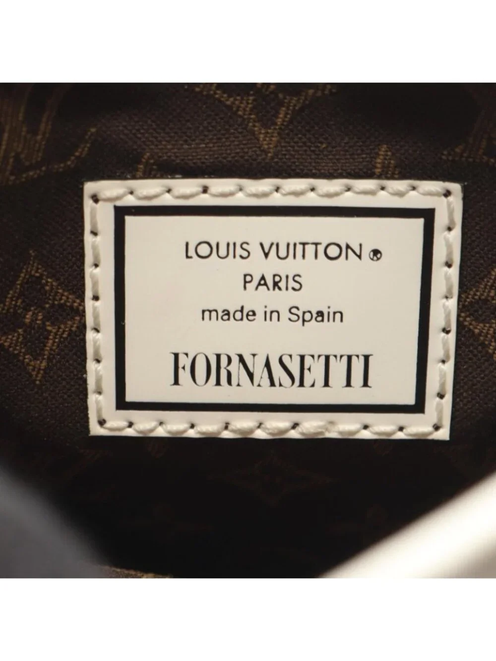 Louis Vuitton Handbag Fornasetti Petite Sac Plat Monogram 2-Way Canvas Leather